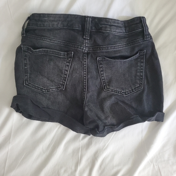 Black High Waisted Shorts